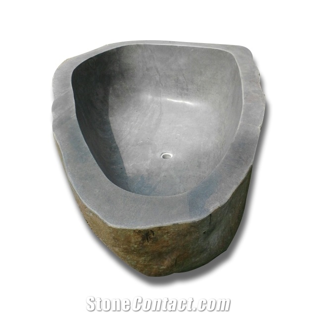 Indonesia Stone Basalt Riverstone Bathtubs for Sale